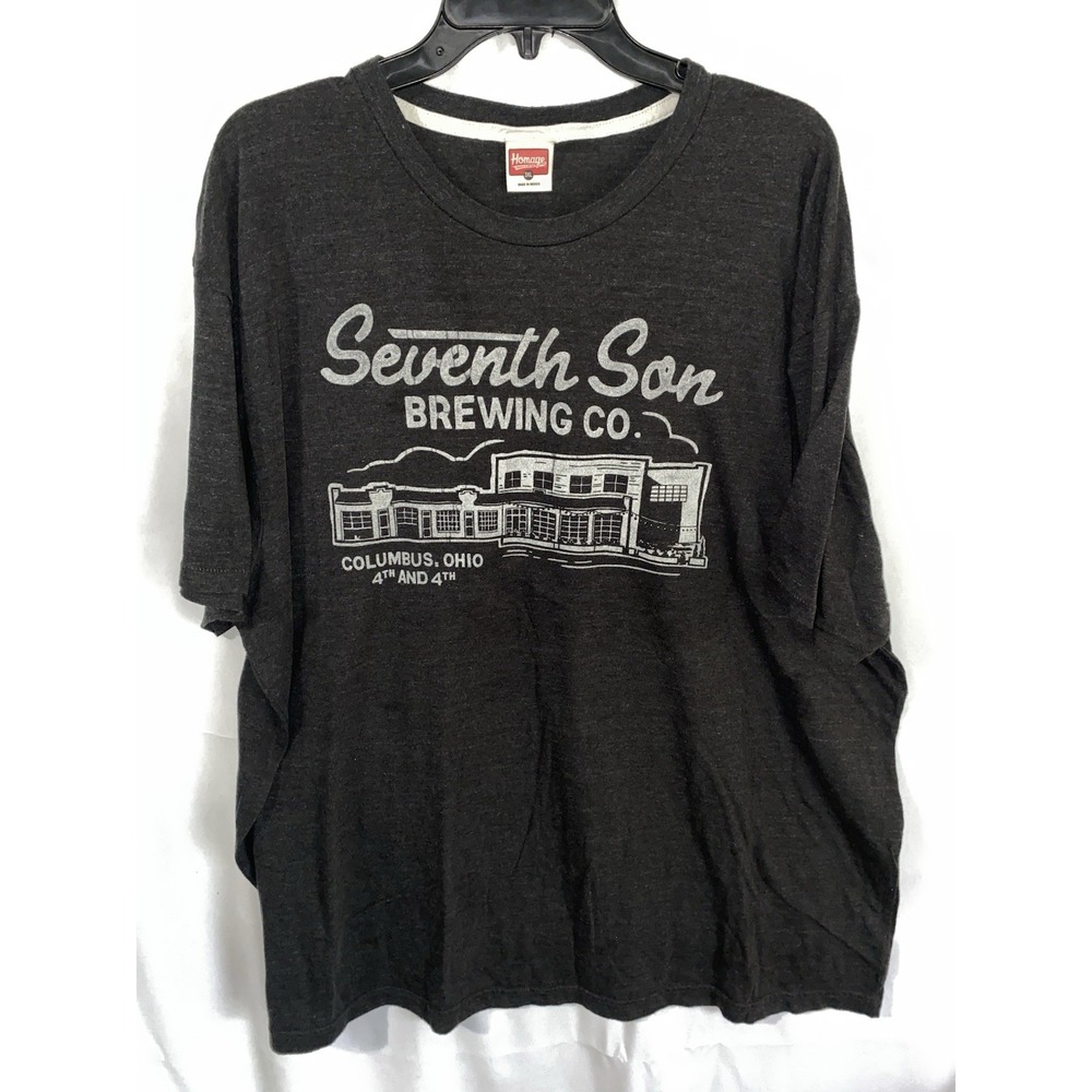 Homage Seventh Son Brewing Co Columbus Ohio T Shirt 3XL